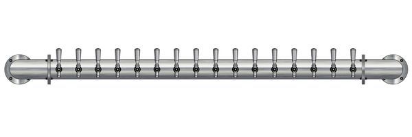 16 TAP(4"OC)BRUSHED SS LIONS GATE WM CH-MX CLD