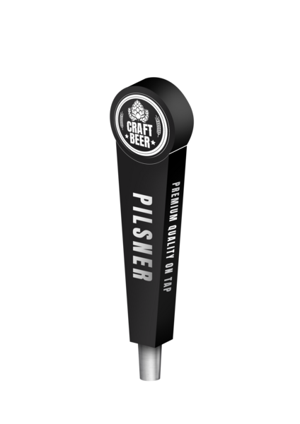 BR-6S 4CP BLK VICTORY (CHR) TAP HANDLE