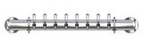 8 TAP(4"OC)POLISHED SS LIONS GATE WM CH-MX CLD