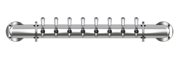 8 TAP(4"OC)POLISHED SS LIONS GATE WM CH-MX CLD