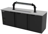 94"- 12 TAP MATTE BLACK LIONS GATE "U" CH-MX CLD KIT