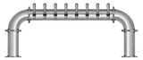 8 TAP(4"OC)BRUSHED SS LIONS GATE CH-MX AIR