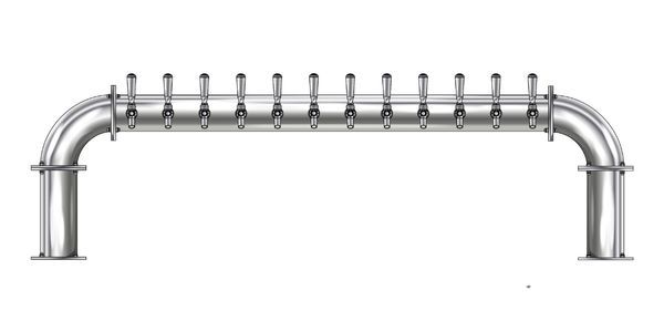 12 TAP(4"OC)POLISHED SS LIONS GATE AIR COOLED