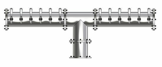 12T POLISHED SS 6" Dia. EAGLE "T" TOWER CLD