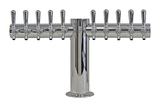 10 TAP POLISHED SS METRO-T TOWER GLYCOL COOLED