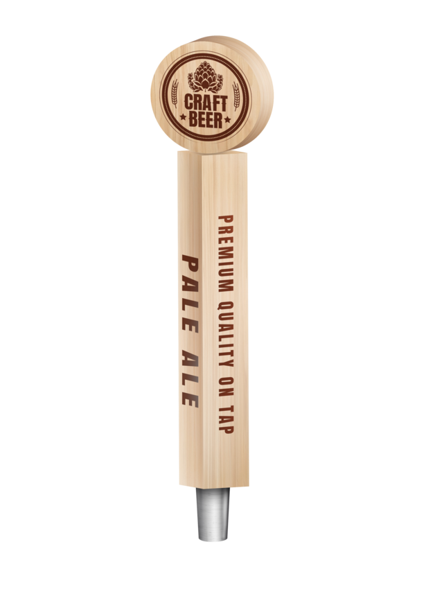 BR-6S 4CP NAT CC HOPHEAD (CHR) TAP HANDLE