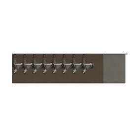 8 TAP BRUSHED SS 26" SPACE MIZER GLYCOL COOLED