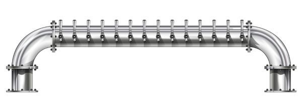 14 TAP POLISHED SS 6" Dia. GOLDEN GATE "U" TOWER CLD