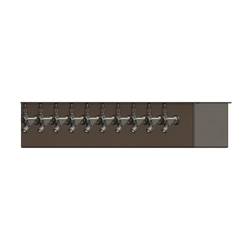 10 TAP BRUSHED SS 32" SPACE MIZER GLYCOL COOLED