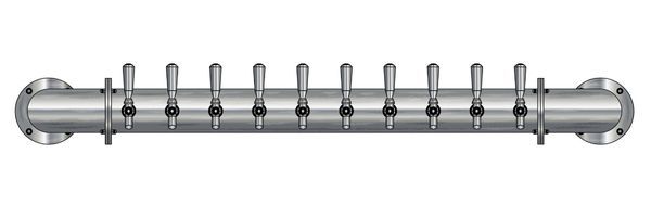 10 TAP(4"OC)BRUSHED SS LIONS GATE WM CH-MX CLD