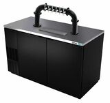 58"- 6 TAP MATTE BLACK LIONS GATE "U" CH-MX CLD KIT