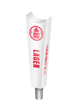 BR-4S 4CP WHT TORCH (CHR) TAP HANDLE