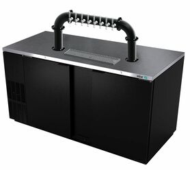 68"- 8 TAP MATTE BLACK LIONS GATE "U" CH-MX CLD KIT