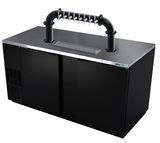 68"- 8 TAP MATTE BLACK LIONS GATE "U" CH-MX CLD KIT