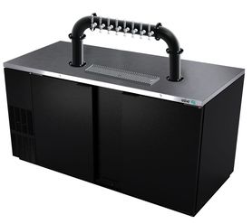 68"- 8 TAP MATTE BLACK LIONS GATE "U" CH-MX CLD KIT
