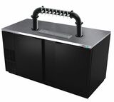 68"- 8 TAP MATTE BLACK LIONS GATE "U" CH-MX CLD SPRAY KIT