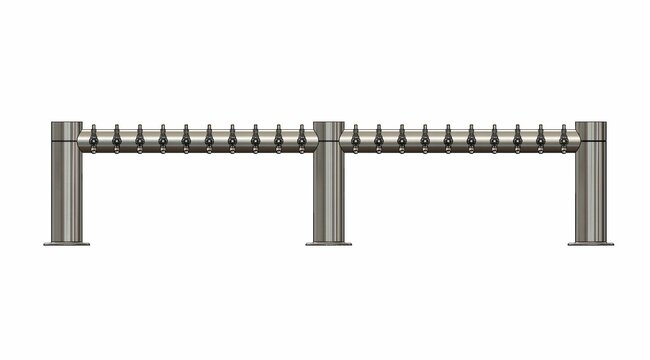 20 TAP POLISHED SS METRO-M TOWER CK - COATED PC1041A