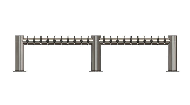 20 TAP POLISHED SS METRO-M TOWER CK - COATED PC1041A