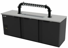 94"- 12 TAP MATTE BLACK LIONS GATE "U" CH-MX CLD SPRAY KIT