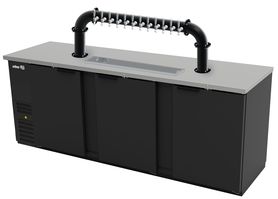 94"- 12 TAP MATTE BLACK LIONS GATE "U" CH-MX CLD SPRAY KIT