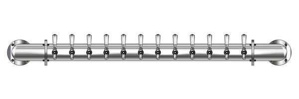12 TAP(4"OC)POLISHED SS LIONS GATE WM CH-MX AIR