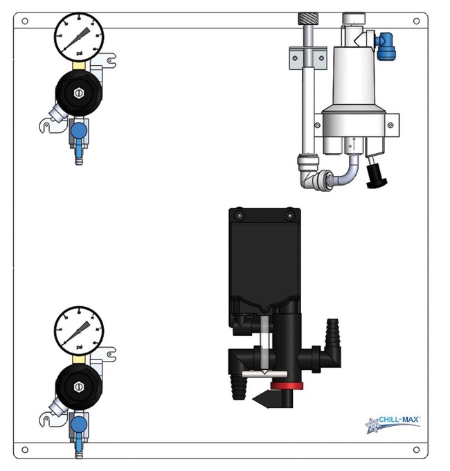 CM 1P TF REG/TF 304SS SMART FOB BEER PUMP PANEL