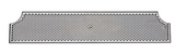 40" x 8"-2 x 6" DIA CUT-OUTS BRUSHED SS DRIP TRAY WITH DRAIN