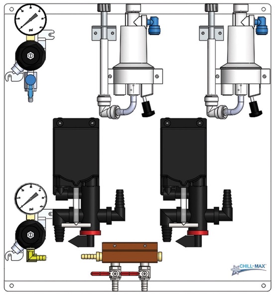 CM 2P TF REG/TF SMART FOB BEER PUMP PANEL