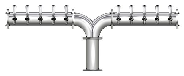 10 TAP(4"OC)POLISHED SS ALBATROSS CH-MX CLD