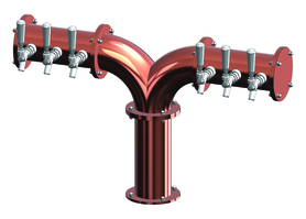 6 TAP(3"OC)CANDY COPPER ALBATROSS "Y" CH-MX CLD