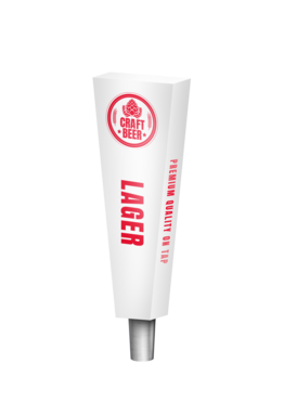BR-4S 4CP WHT TRAP-Z (CHR) TAP HANDLE