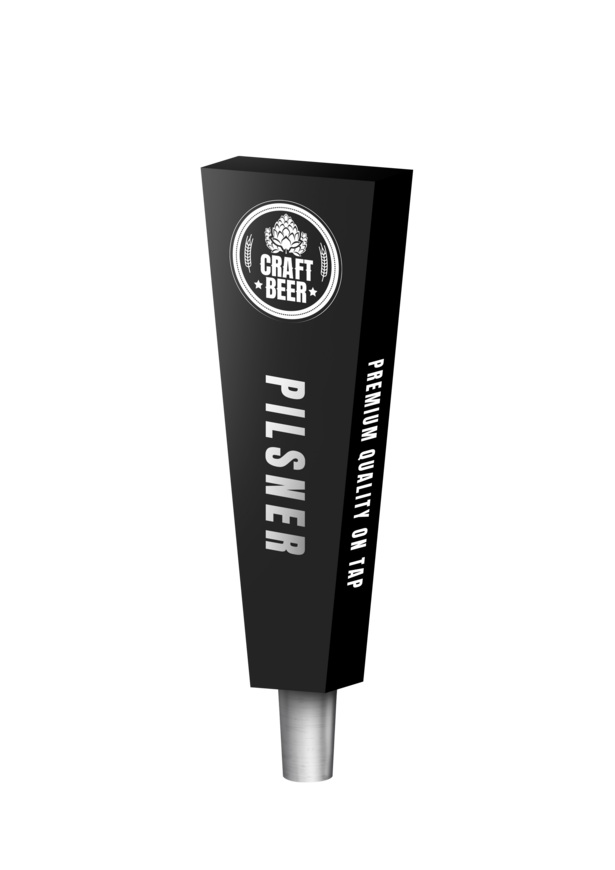 BR-4S 4CP BLK TRAP-Z (CHR) TAP HANDLE