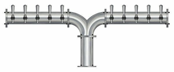 10 TAP(4"OC)BRUSHED SS ALBATROSS CH-MX CLD