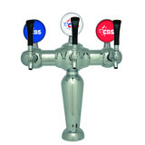3 TAP CHROME LIT BRIGITTE GLYCOL COOLED