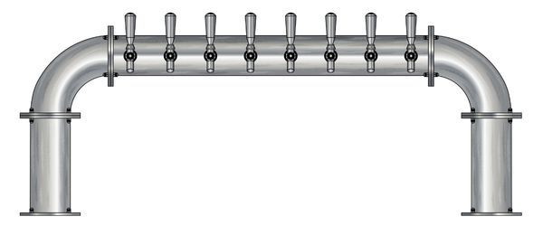 8 TAP(4"OC)BRUSHED SS LIONS GATE CH-MX CLD