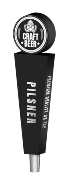 BR-6S 4CP BLK HEIDELBERG (CHR) TAP HANDLE