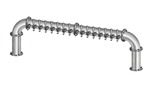 16 TAP(3"OC)BRUSHED SS LIONS GATE "U" CH-MX AIR