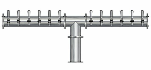 12 TAP(4"OC)BRUSHED SS CONDOR "T" CH-MX CLD