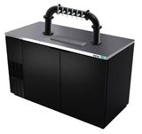 58"- 4 TAP MATTE BLACK LIONS GATE "U" CH-MX CLD KIT
