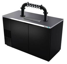 58"- 4 TAP MATTE BLACK LIONS GATE "U" CH-MX CLD KIT