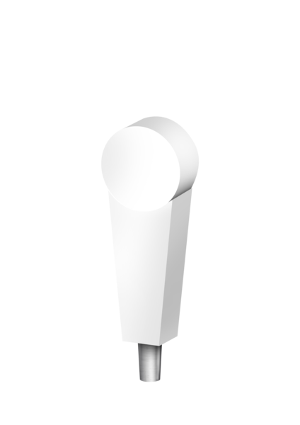 WHITE TRIUMPH (CHR) TAP HANDLE