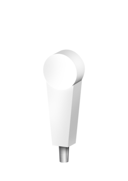 WHITE TRIUMPH (CHR) TAP HANDLE