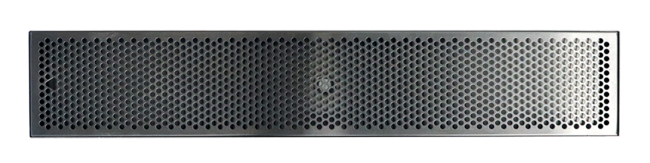 39" x 7" BRUSHED SS DRIP TRAY WITH DRAIN