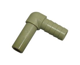 3/8" STEM x 3/8" BARB "L" PUSH TO CONNECT FITTING