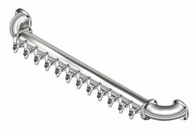 12 TAP(3"OC)POLISHED SS LIONS GATE WM CH-MX AIR