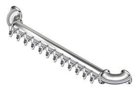 12 TAP(3"OC)POLISHED SS LIONS GATE WM CH-MX CLD