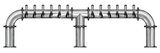 12 TAP(4"OC)BRUSHED SS LIONS GATE 3P CH-MX CLD