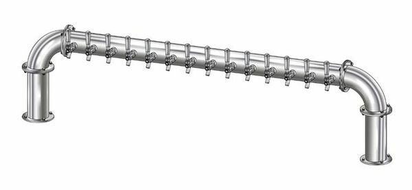 14 TAP(4"OC)POLISHED SS LIONS GATE CLD - ALL SS LINES