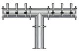 6 TAP(4"OC)BRUSHED SS CONDOR "T" CH-MX CLD