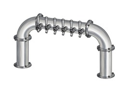 6 TAP(3"OC)BRUSHED SS LIONS GATE "U" CH-MX CLD